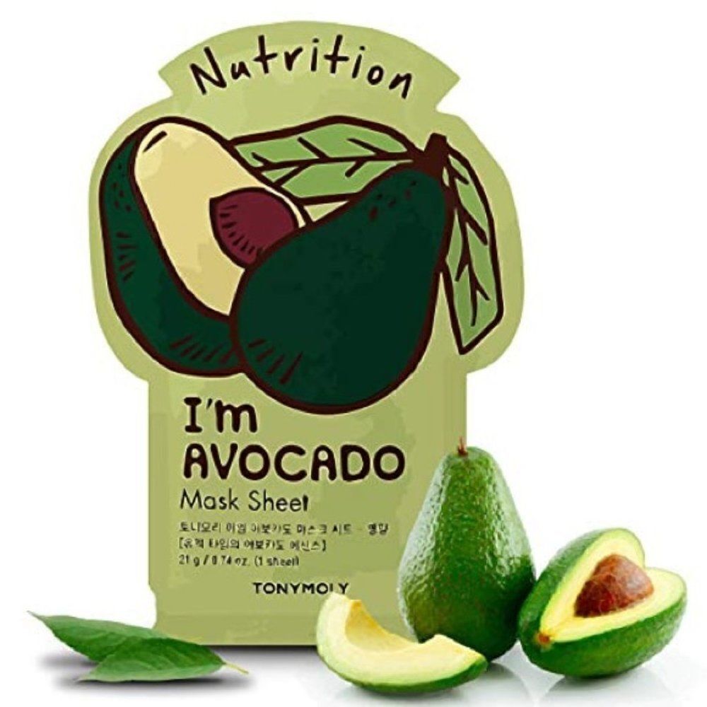 $4💥 TONYMOLY I'm Real Avocado Mask Sheet